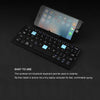 Teclado inalámbrico plegable y recargable para móbil y tablet, Bluetooth.