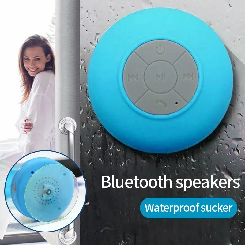 Altavoz para ducha impermeable con conexión Bluetooth