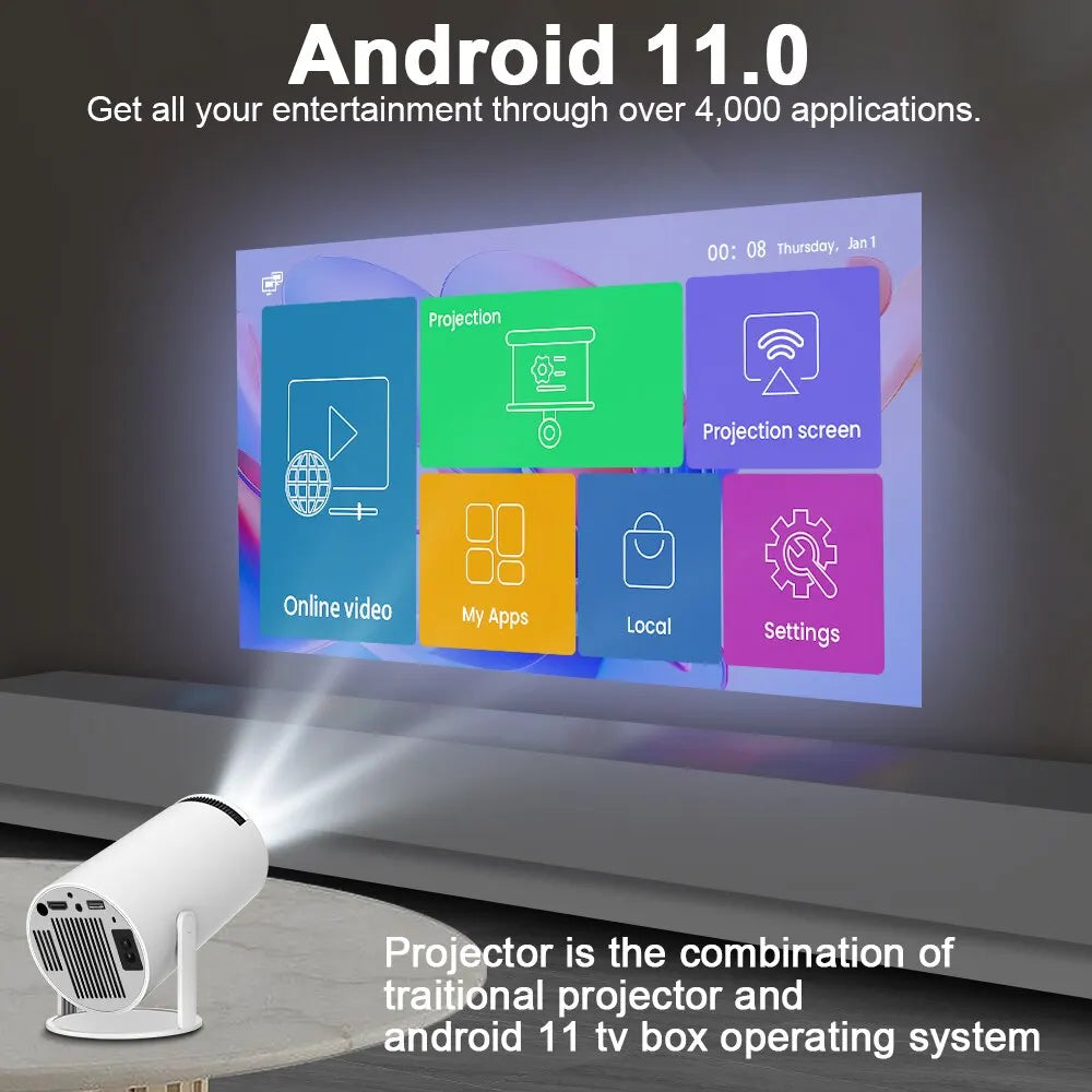 Proyector Magcubic HY300 PRO 4K Android.